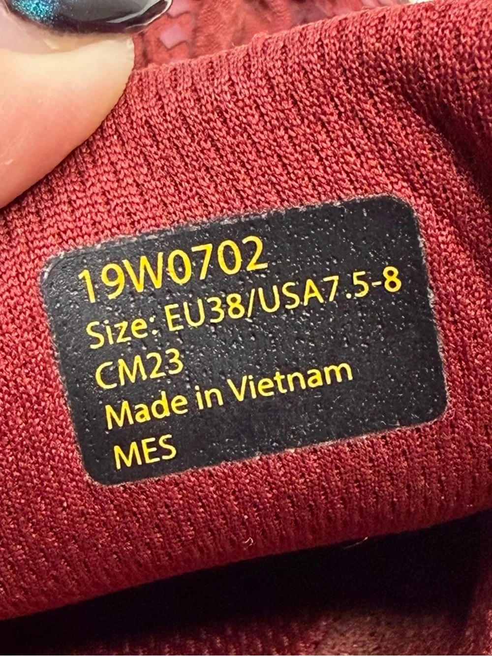 VIBRAM / FiveFingers barefoot EVO 19W0702 maroon burgundy 7.5-8